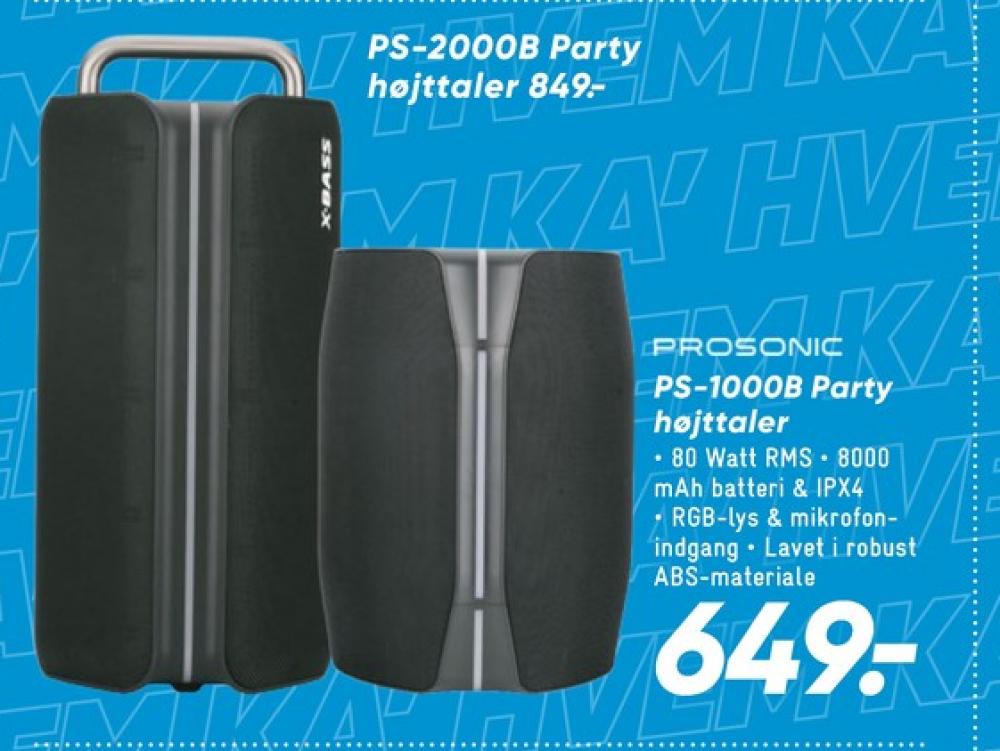 Prosonic, Højttaler