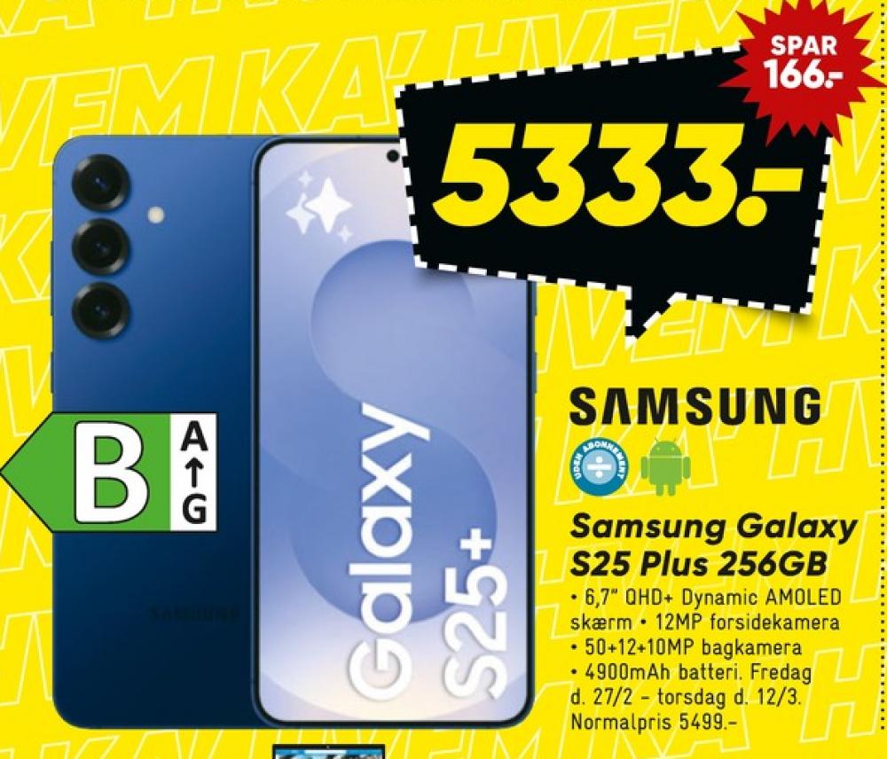 Samsung Galaxy S25 Plus, Mobiltelefon