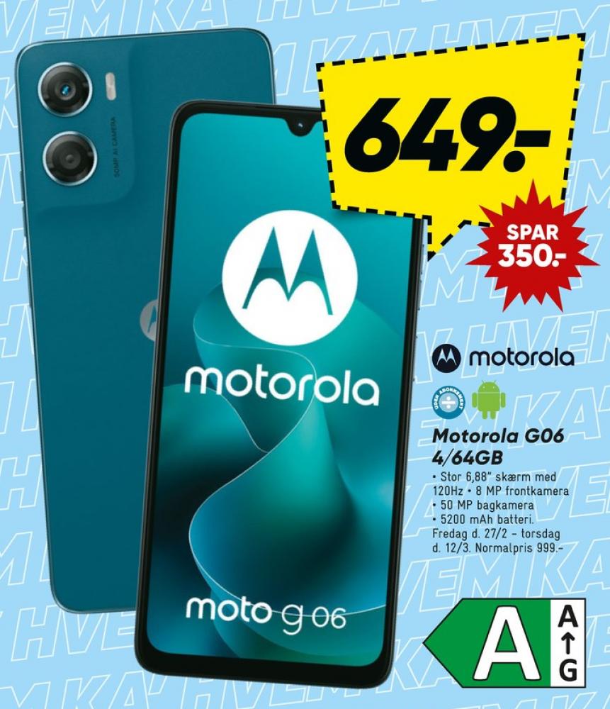 Motorola G06, Mobiltelefon