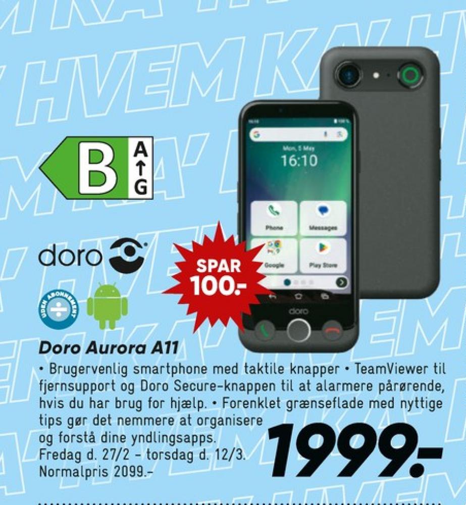 Doro Aurora A11, Mobiltelefon