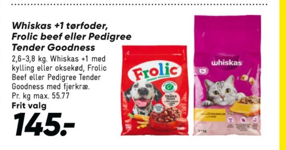 Frolic, Hundefoder