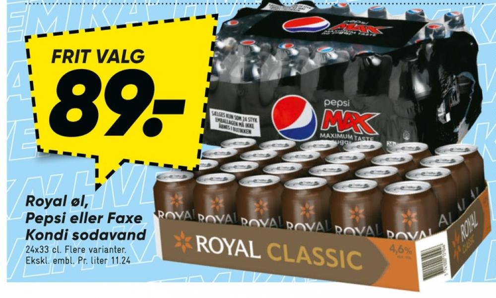 Royal Classic, Øl 24 pk.