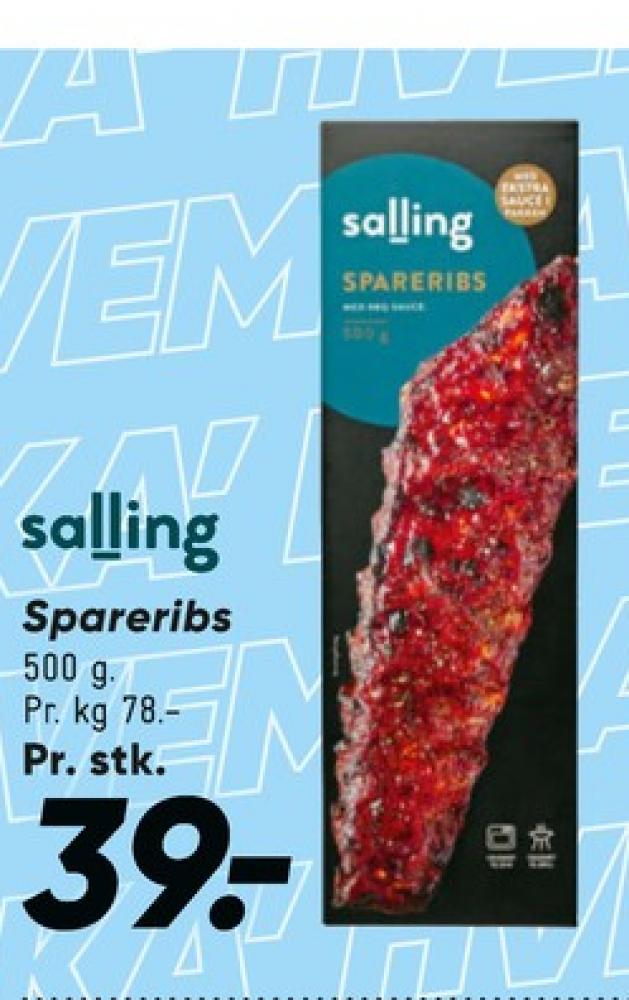 Salling, Spareribs