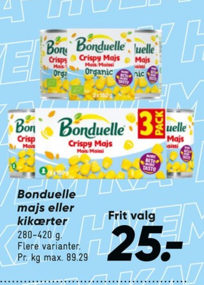 Bonduelle, Majs