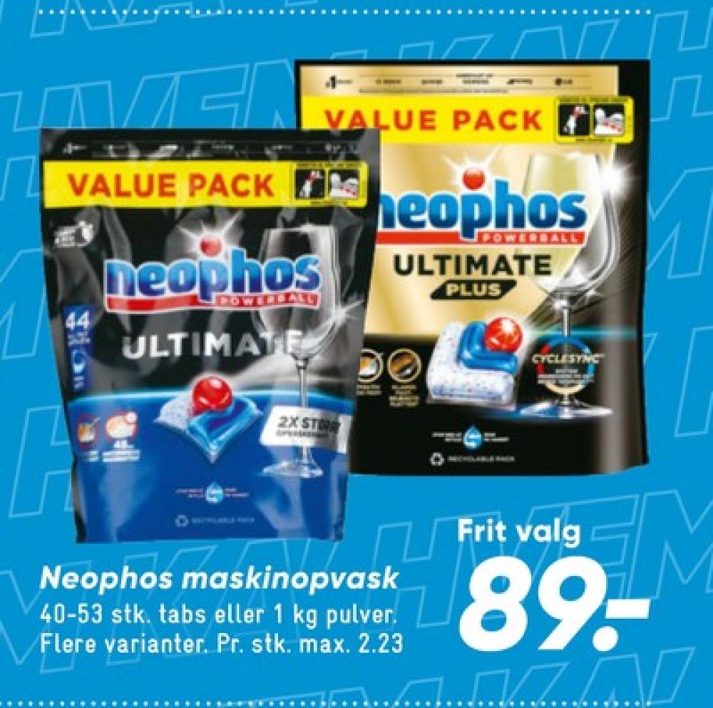 Neophos, Maskinopvask-tabs