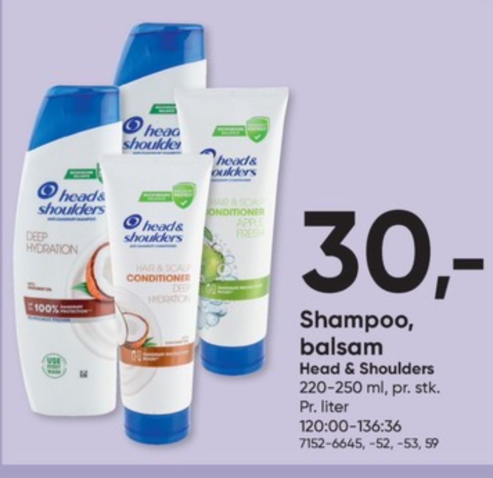 Head&Shoulders, Balsam