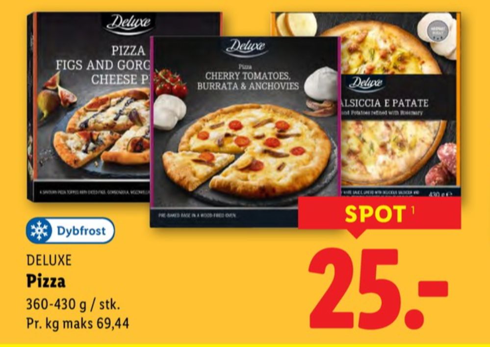 Deluxe, Figs and Grogonzola Cheese Pdo Pizza