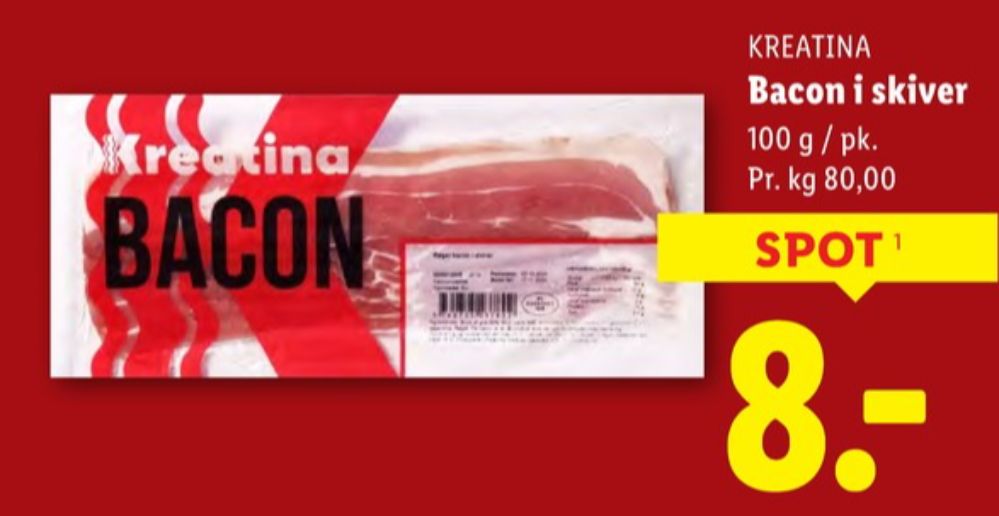 Kreatina, Baconskiver