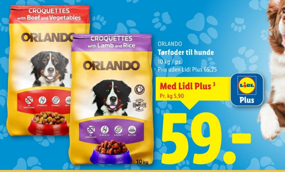 Orlando, Hundefoder