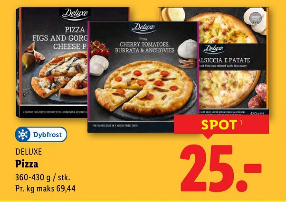 Deluxe, Pizza Salsiccia e Patate