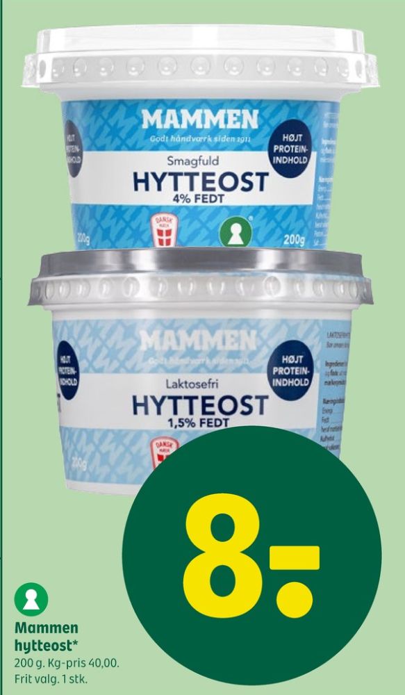 Mammen, Hytteost 1,5%