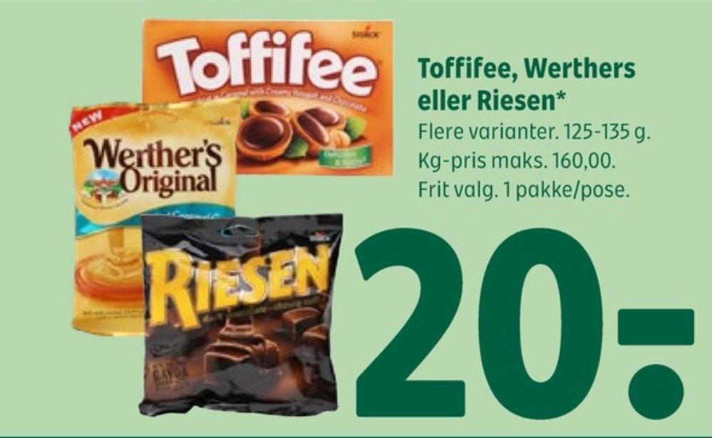 Toffifee, Dessertchokolade