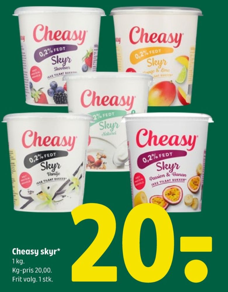 Cheasy, Vanilje Skyr 
