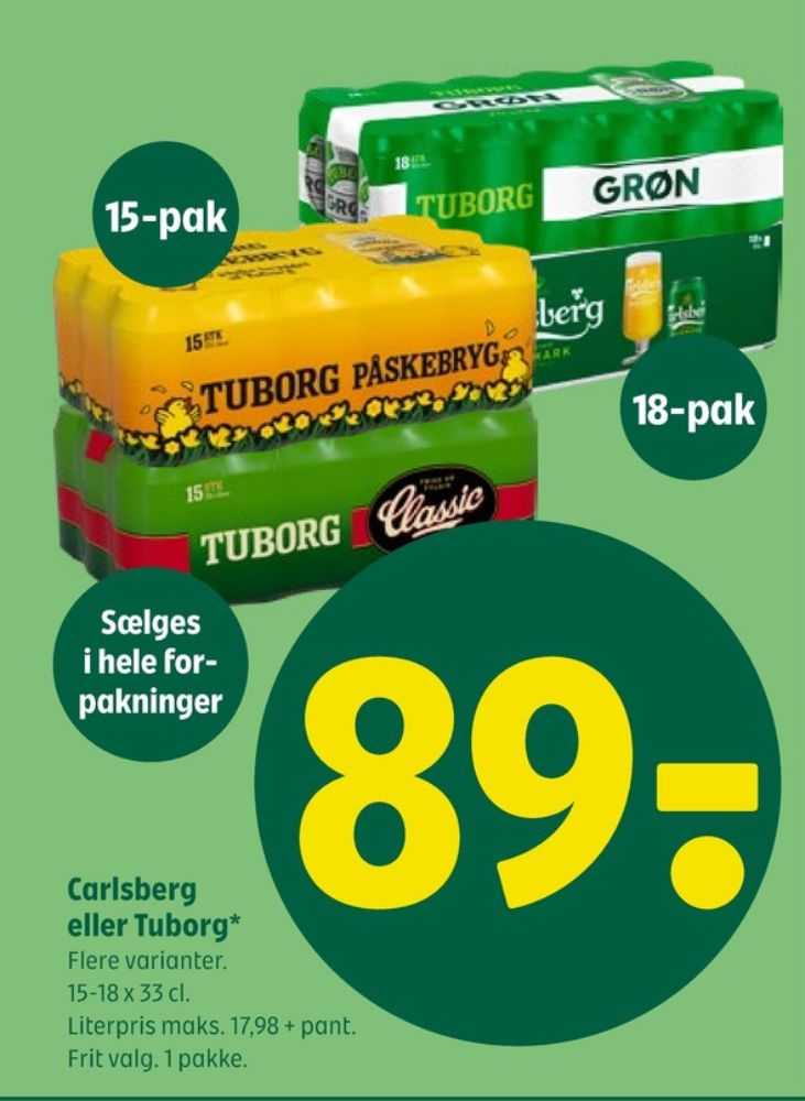 Tuborg Påskebryg, Øl 15 pk.