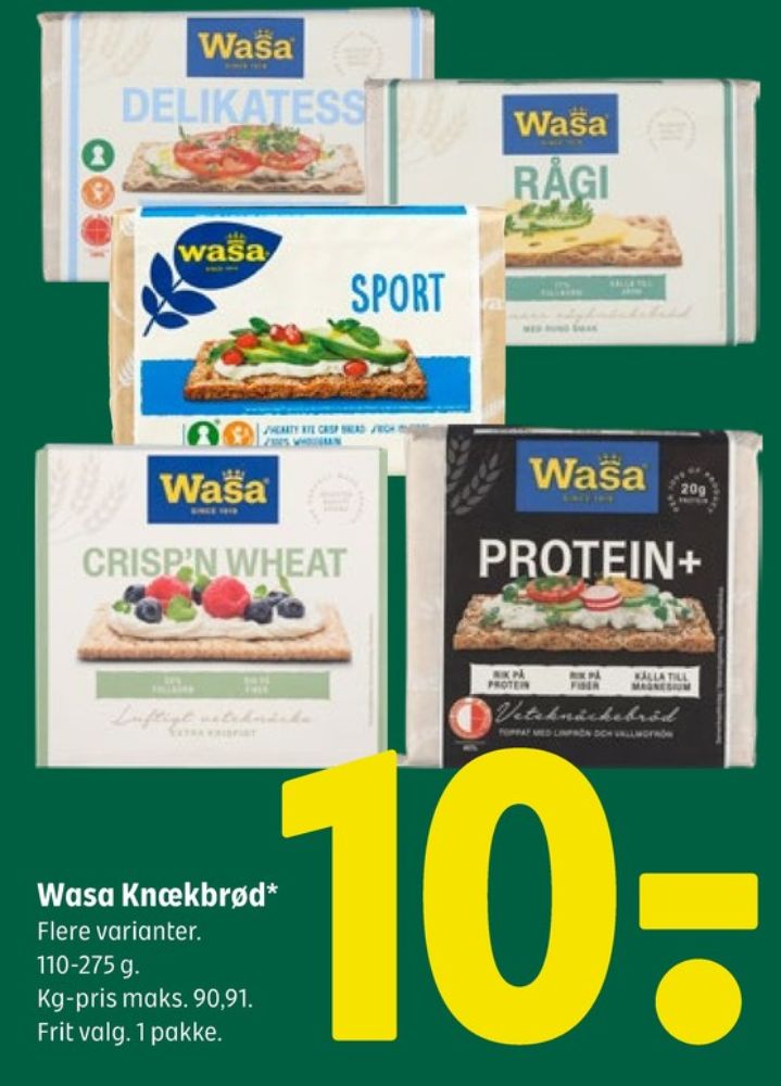 Wasa, Delikatesse Sesam knækbrød