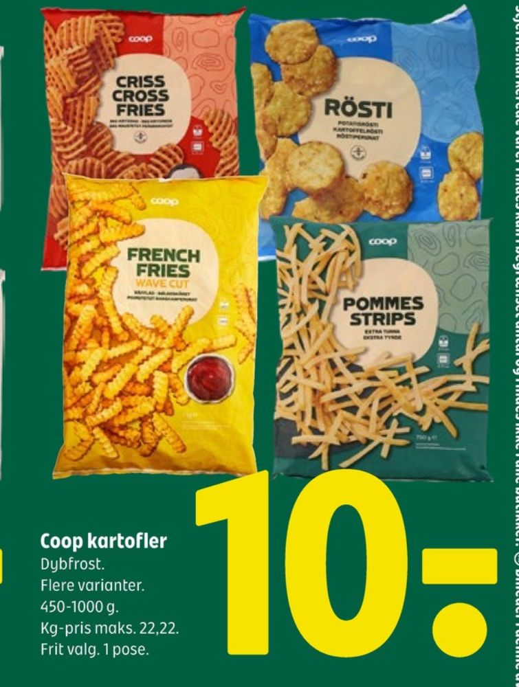 Coop, French Fries Wave Cut