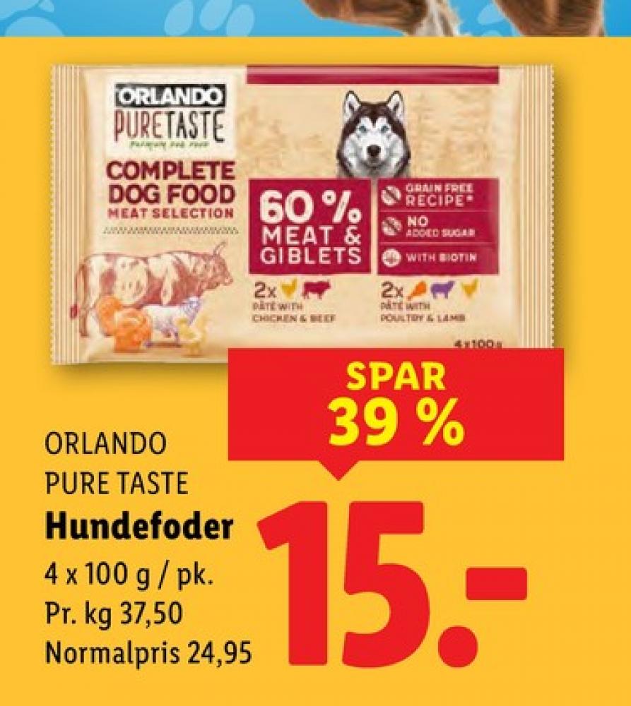 Orlando, Hundefoder