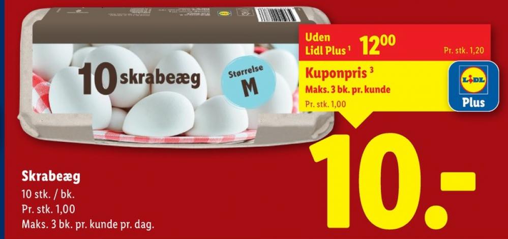 Lidl, Skrabeæg M