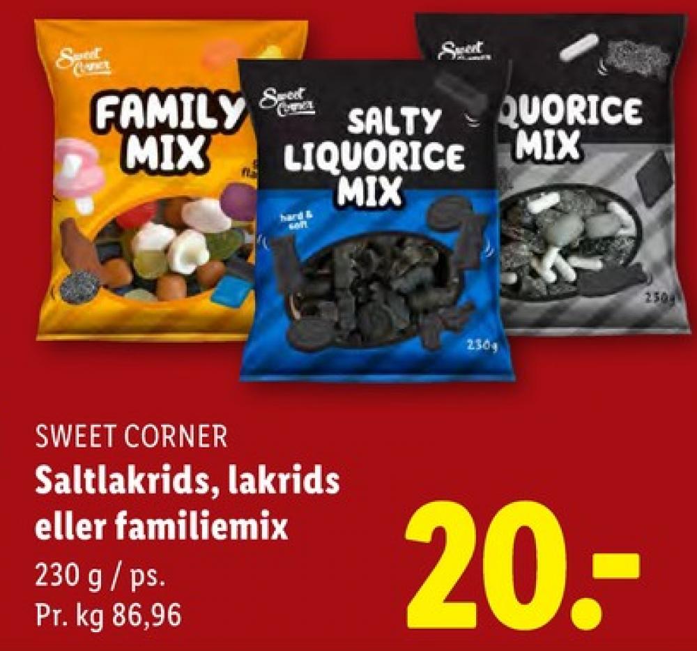 Sweet Corner Family Mix, Slikposer