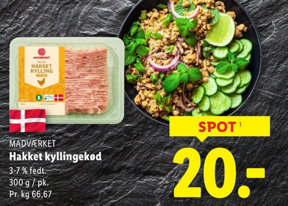 Madværket, Hakket kylling 3-7%