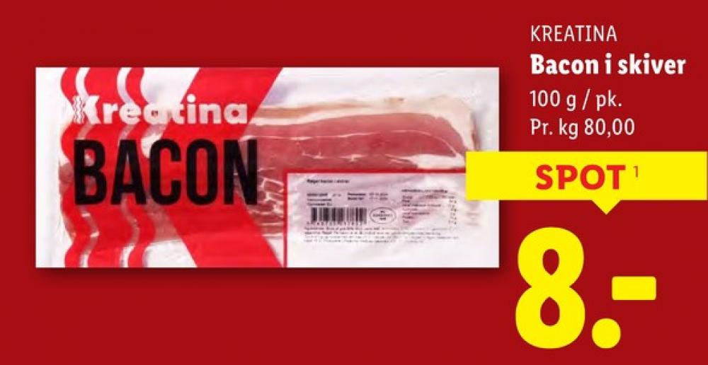 Kreatina, Baconskiver