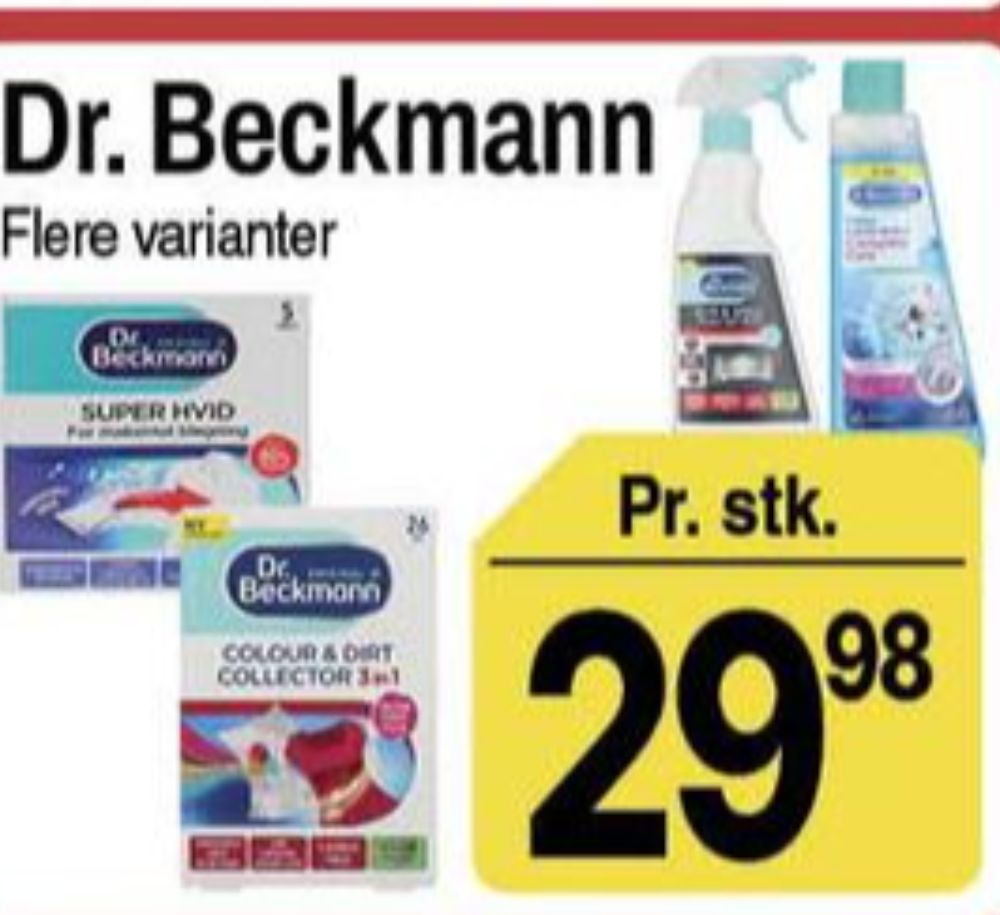 Dr Beckmann, Vaskemaskinerens