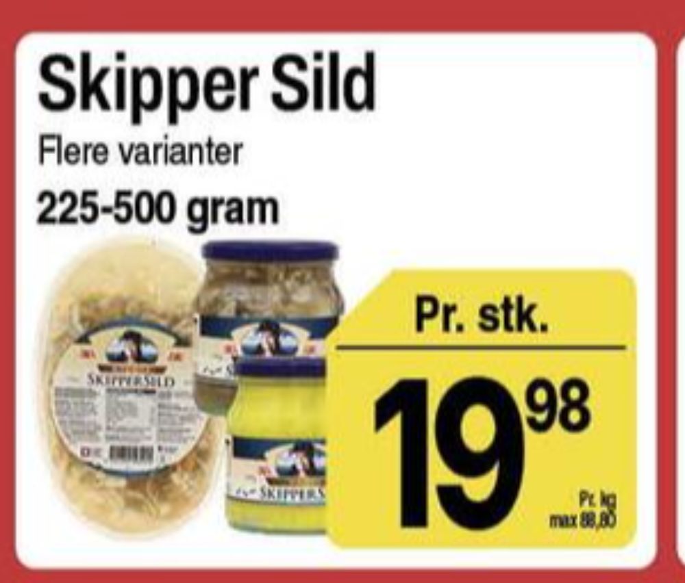 Skipper, Sild