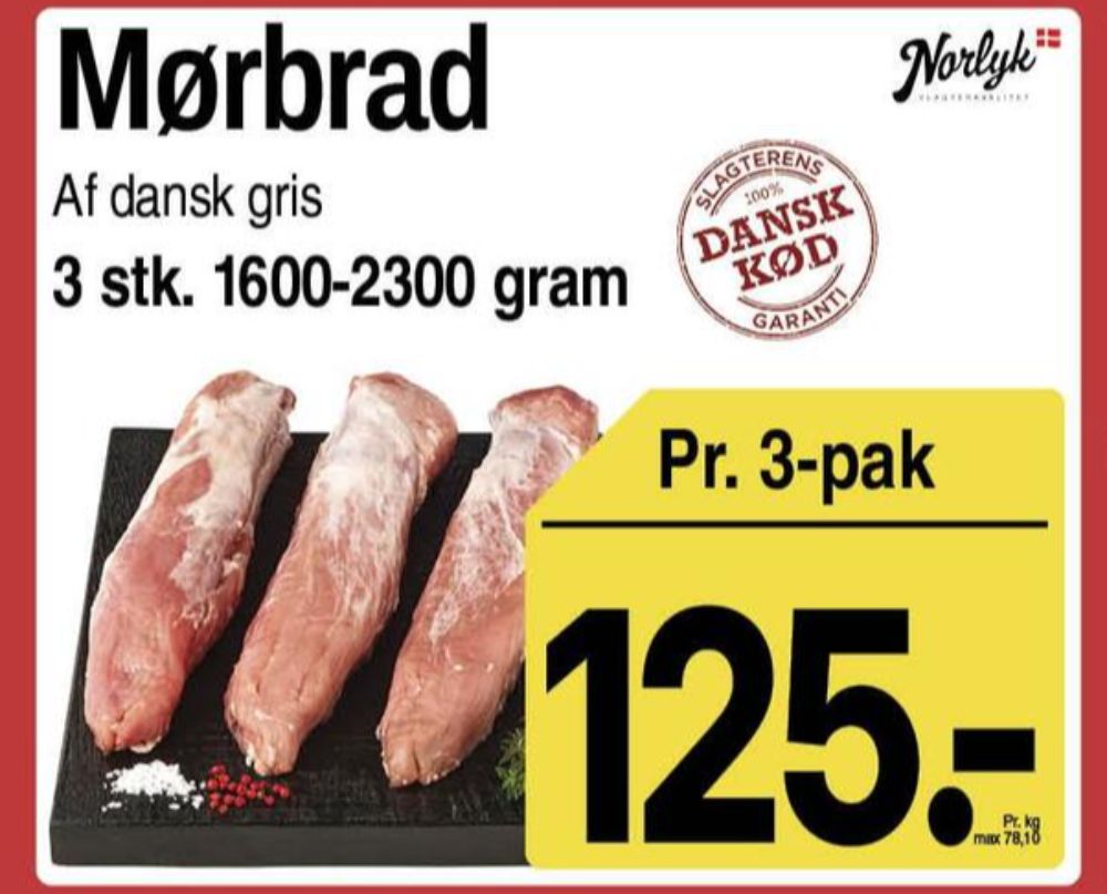 Norlyk Slagter, Grisemørbrad