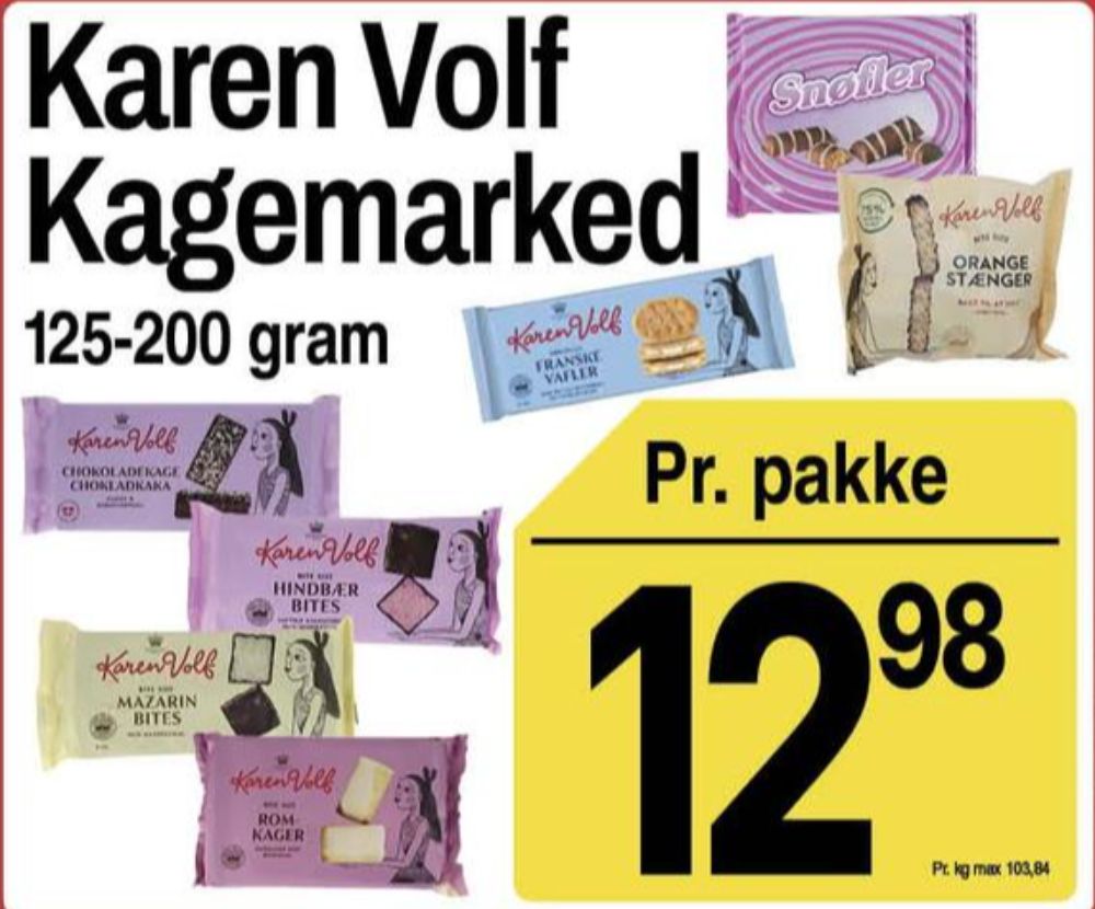 Karen Volf, Chokoladekage med kokos