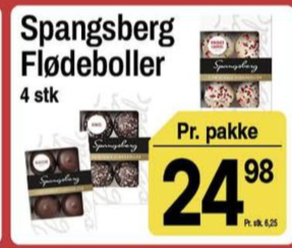Spangsberg, Flødeboller Kokos