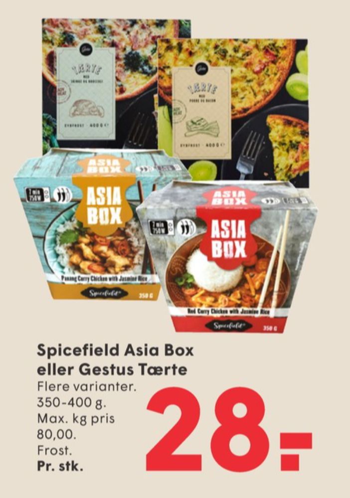 Gestus, Madtærte Porre & Bacon