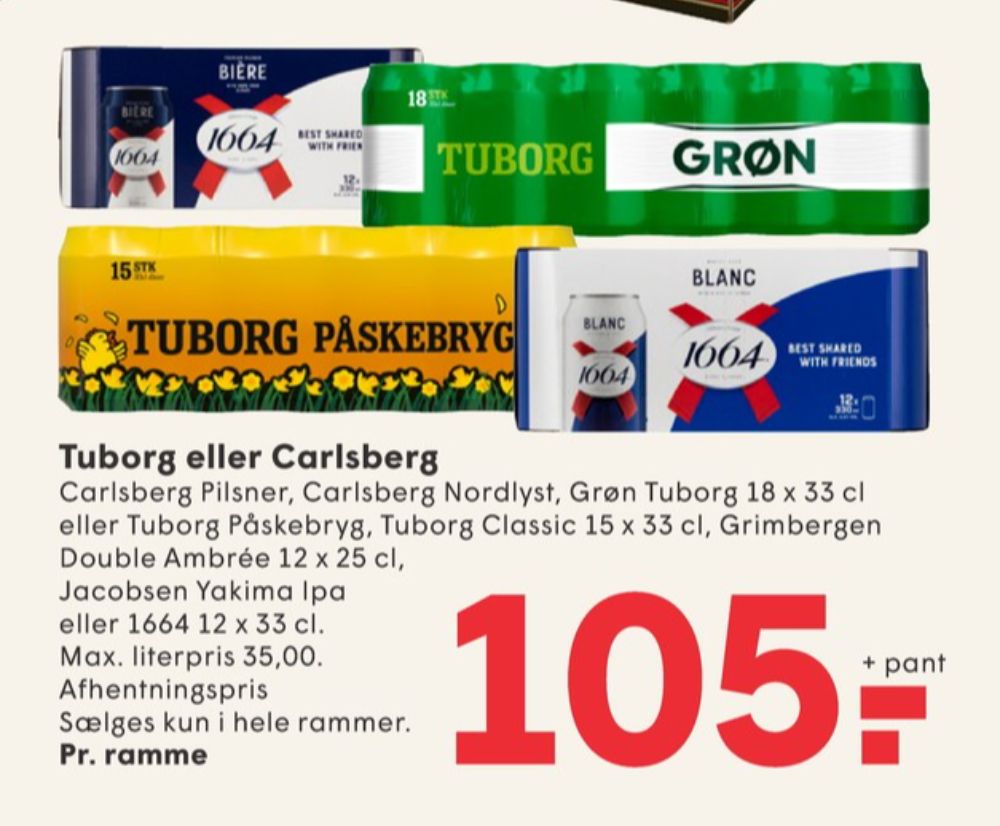 Tuborg Påskebryg, Øl 15 pk.