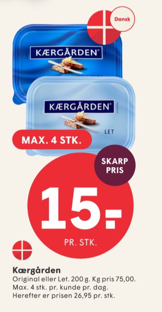 Kærgården, Smørbar Let