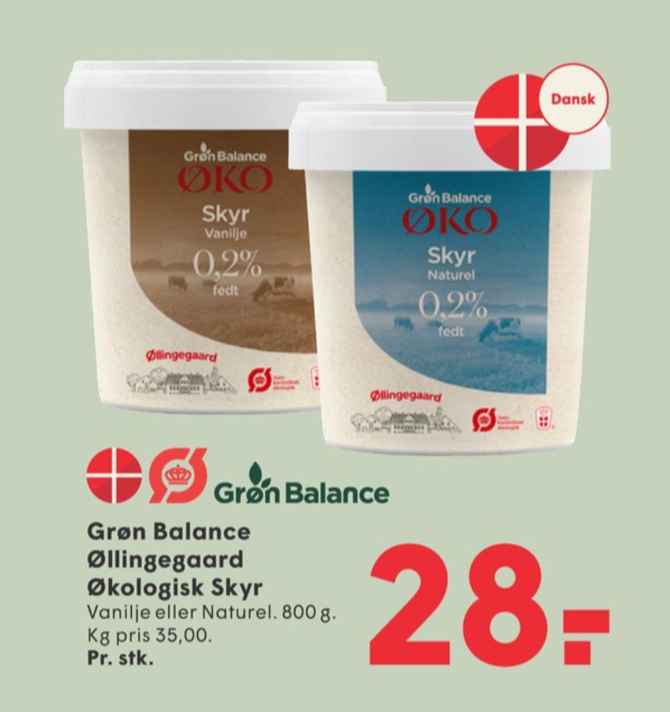 Grøn Balance Øllingegaard, Skyr Naturel