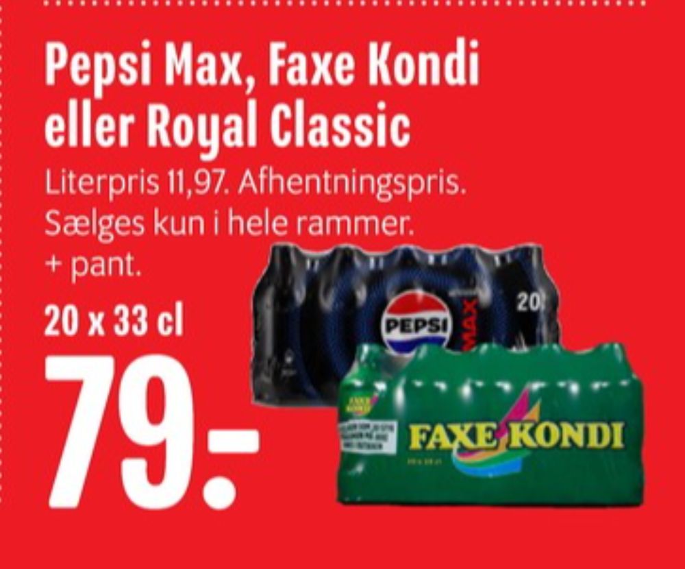 Faxe Kondi, Sportssodavand 20 pk.