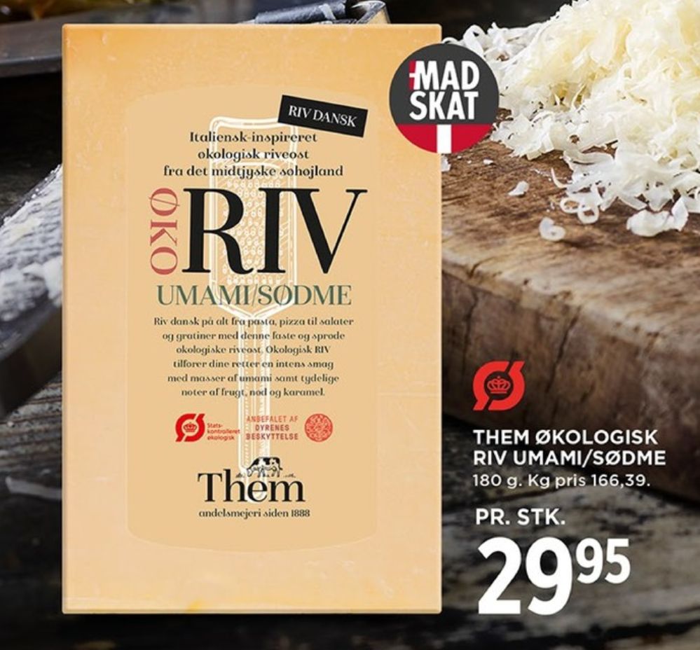 Them Ost Riv Umami, Skæreost