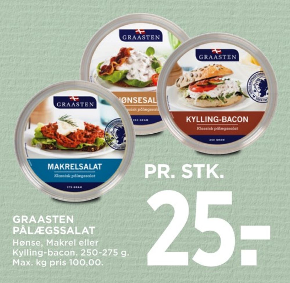 Graasten, Kylling & Baconsalat
