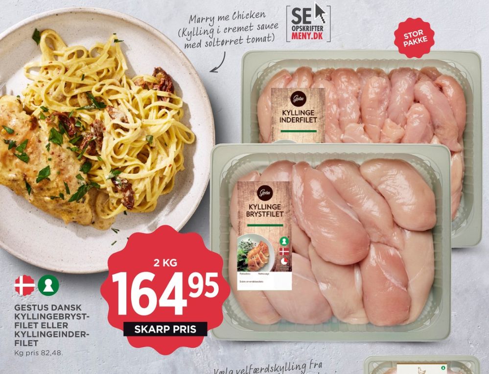 Gestus, Kyllingebrystfilet