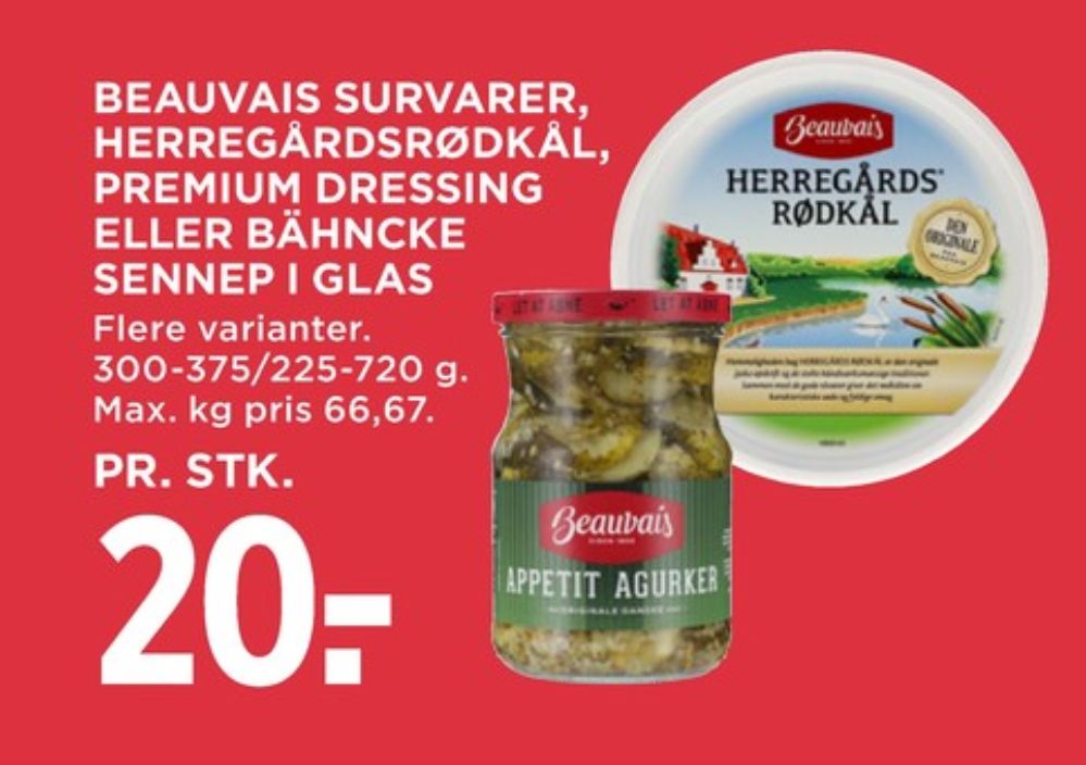 Beauvais, Rødkål-syltet