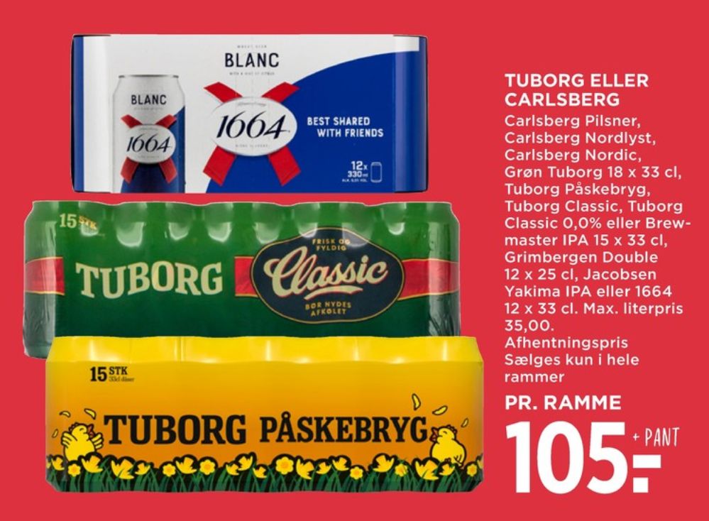 Tuborg Påskebryg, Øl 15 pk.