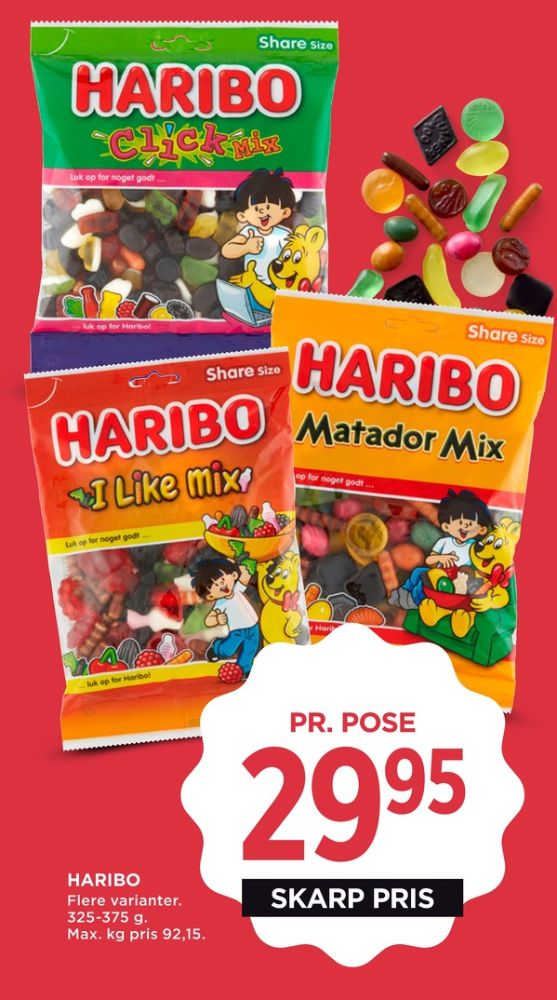 Haribo Click Mix Sour, Slikposer