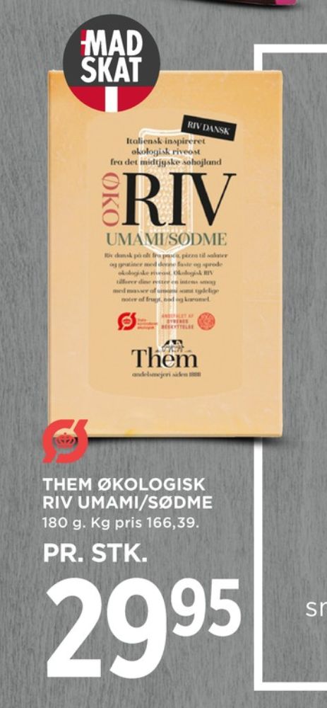 Them Ost Riv Umami, Skæreost