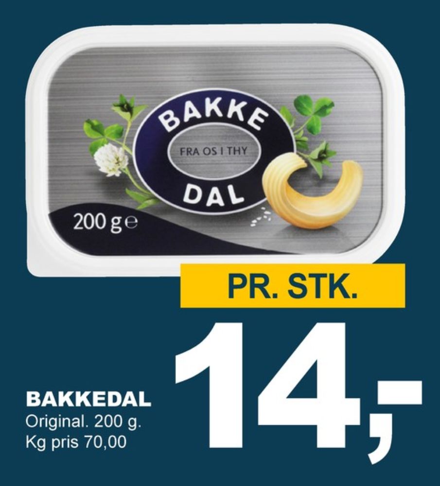 Bakkedal, Smørbar