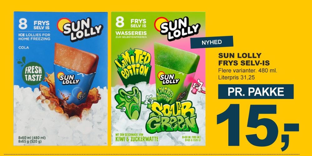 Sun Lolly, Is frys selv - Cola