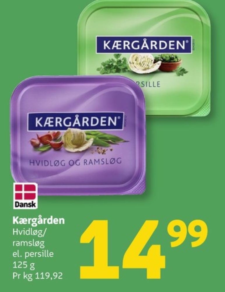 Kærgården, Smørbar Hvidløg & Ramsløg