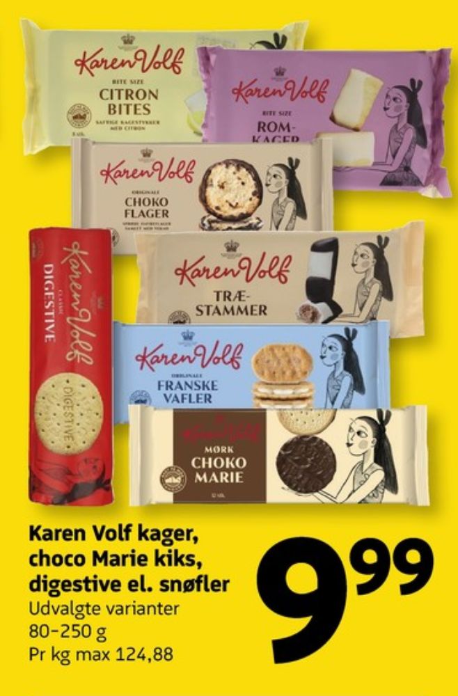 Karen Volf, Digestive kiks