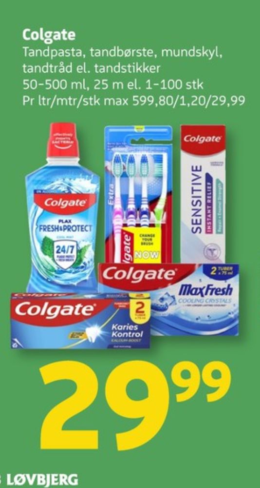 Colgate, Tandstikker