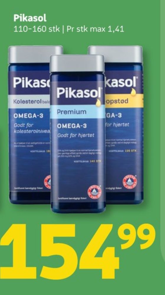 Pikasol, Fiskeolie