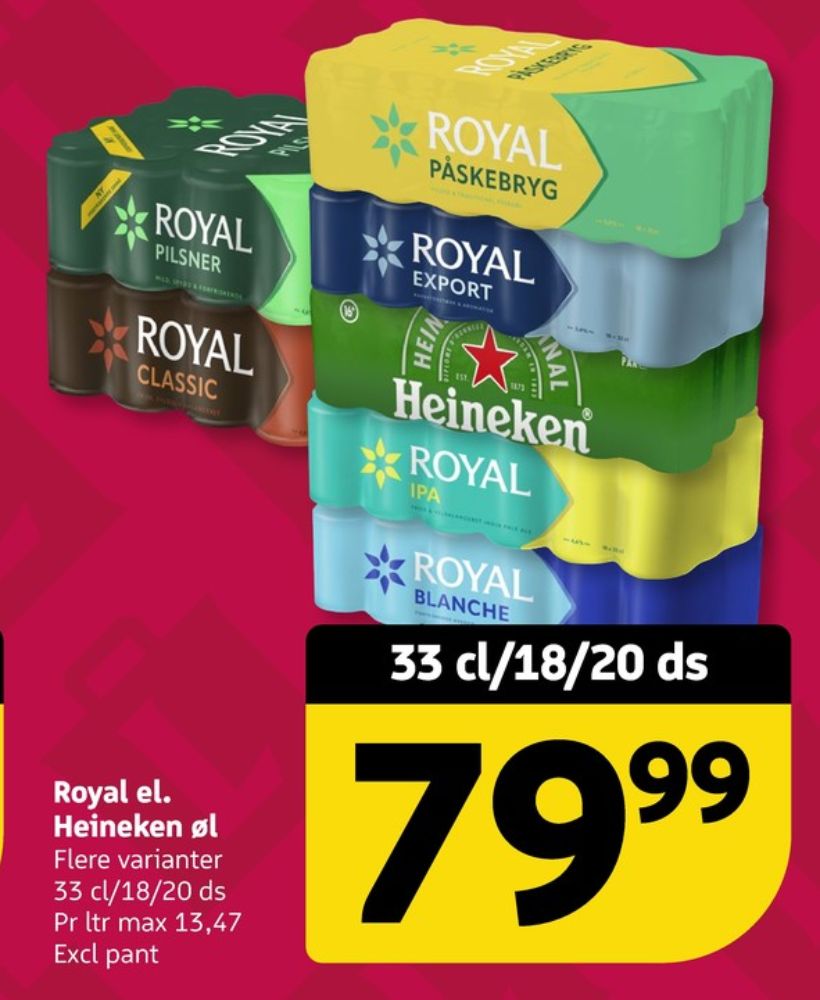 Royal Påskebryg, Øl 18 pk.