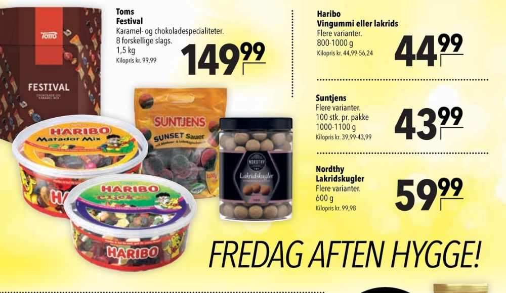 Haribo Matador Mix, Slikbøtter